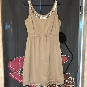 Old Navy Cream Tank Dress